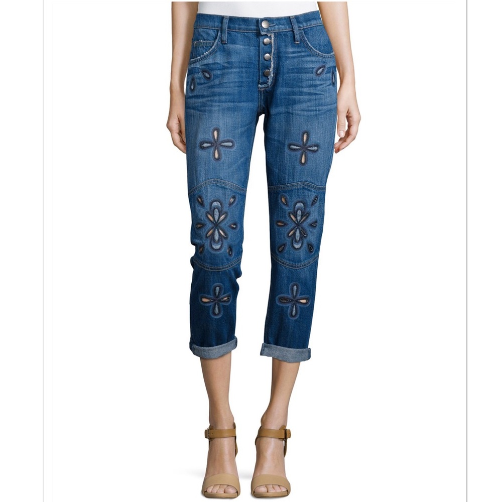 Current Elliott the Fling embroidery Jeans
